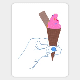 Sweet Delight Ice Cream Fantasy Magnet